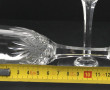 Eléments de service de verres à pied en 
