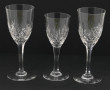 Eléments de service de verres à pied en 