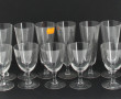 Lot de verres dépareillés : éléments de 