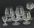 Lot de verres dépareillés : éléments de 