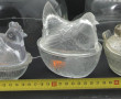 Lot de verreries comprenant une cloche e