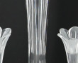 Paire de bougeoirs de table en cristal e