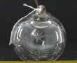 Boule en verre gravé pour suspension ou 