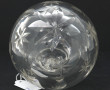 Boule en verre gravé pour suspension ou 