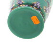 Vase en verre opalin vert à décor d'étoi