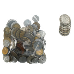 Lot de 8 pièces de 10 F Turin années 30,