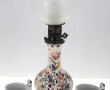DESVRES - Lampe avec son globe en verre,