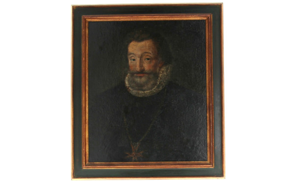 Ecole Française XVIIIème "Portrait présu