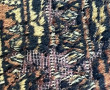 Petit tapis galerie laine points noués, 