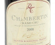 1 B CHAMBERTIN Grand Cru 2008 Domaine Ro