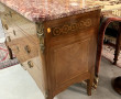 Commode style Transition en placage marb
