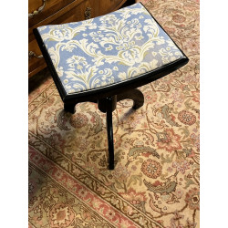 Tabouret de piano bois laqué noir, vis c
