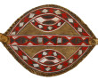 Afrique - Bouclier en peau avec motifs s