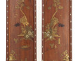 Paire de panneaux chinois en bois exotiq