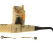 Nécessaire à opium en os gravé H. 21 cm