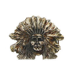 Boucle de ceinture chef indien manufactu