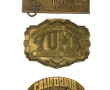 Lot de 3 boucles de ceinture décor US do