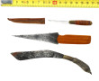 3 couteaux miniatures de 8 à 16 cm