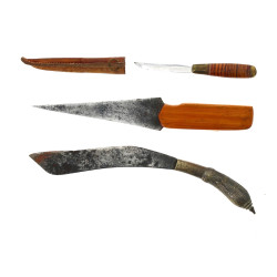 3 couteaux miniatures de 8 à 16 cm