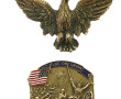 Lot de 2 boucles décor US : Lag of Union