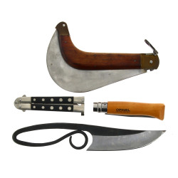 Lot de 4 couteaux modernes de différente