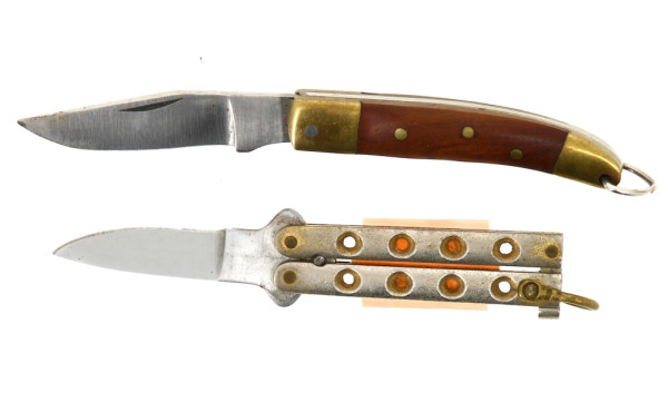 Lot de 2 couteaux miniatures: Mini coute