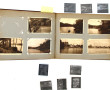 Album de cartes postales peu de CPA, ess