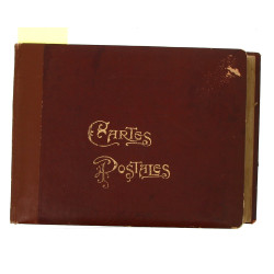 Album de cartes postales peu de CPA, ess