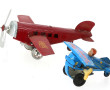 AVIONS - Lot de 2 jouets mécaniques avec