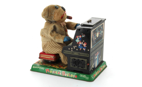 MUSICAL BULLDOG - Jouet figurant un chie