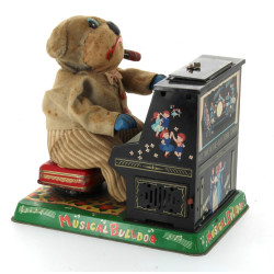MUSICAL BULLDOG - Jouet figurant un chie