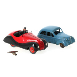 VOITURES - Lot de 2 jouets mécaniques à 
