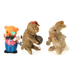 Lot de 3 jouets mécaniques avec les clés