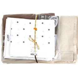Lot de linge : paire de draps en lin 220