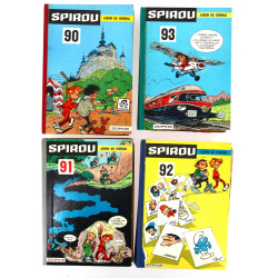 SPIROU albums 90,91,92,93 (qqs marques d