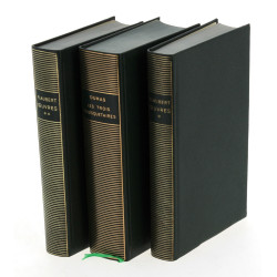 PLEIADE - 3 vol. : FLAUBERT "Œuvres" 2 t