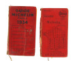 GUIDE MICHELIN - Lot de 2 guides 1924 et