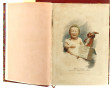 Lot de 3 livres reliés rouges: - Gaston