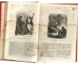 Lot de 3 livres reliés rouges: - Gaston