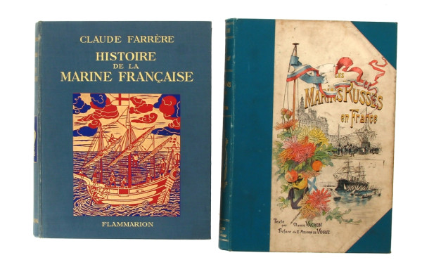Thème MARINE - Lot de 2 livres anciens :