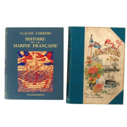 Thème MARINE - Lot de 2 livres anciens :