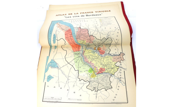 Louis LARMAT - Bel "Atlas de la France V