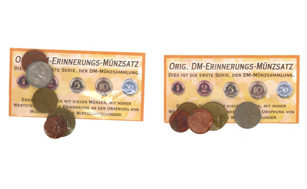 Allemagne - 2 séries de 5 pièces de monn