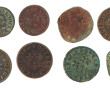 Ensemble de 8 denier tournois et double