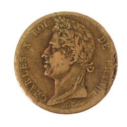 10 cent CHARLES X 1827 H TTB -