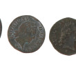 LOUIS XV - Lot de 4 pièces: 3 liards Lo