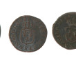 LOUIS XV - Lot de 4 pièces: 3 liards Lo