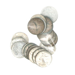 20 p. 50 cts argent poids 49,80 grs