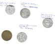 5 jetons de nécessité 25 cts Carpentras,
