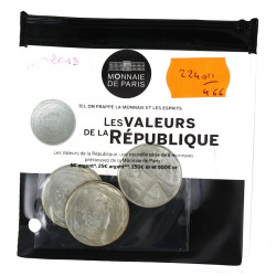 "Les valeurs de la République" 3 pièces 